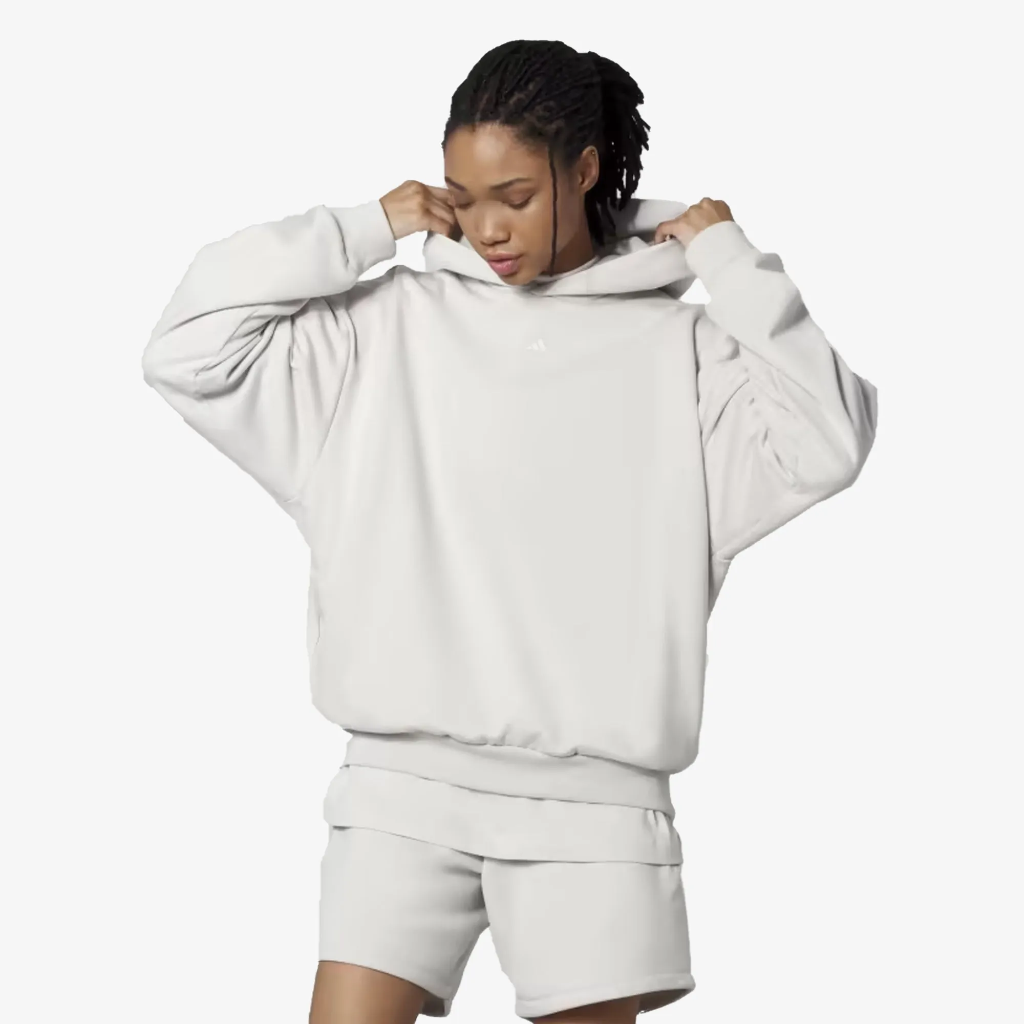 Adidas Originals | ONE BASKETBALL FLEECE HOODIE  { TALC