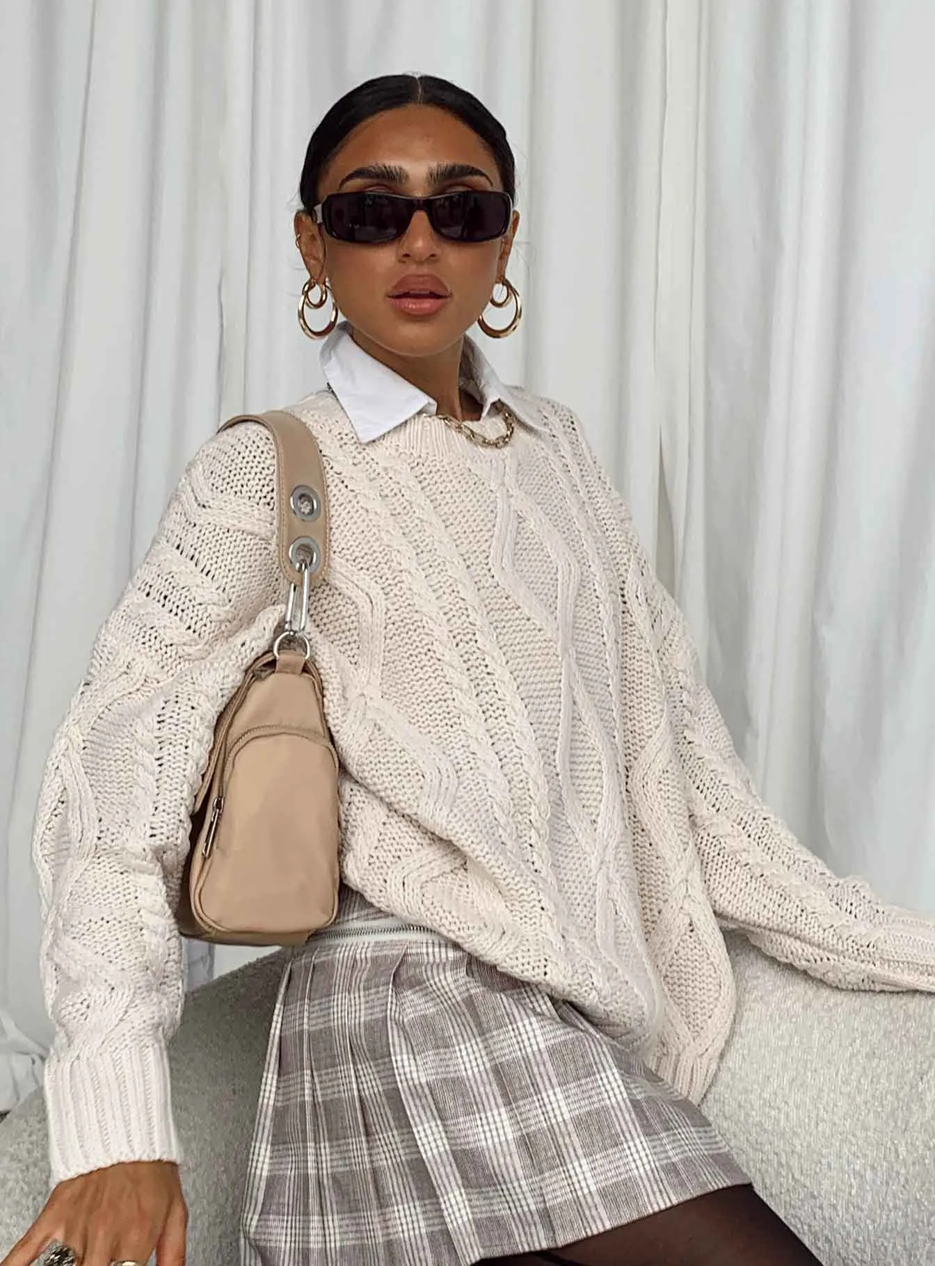 Anaya Oversized Sweater Beige