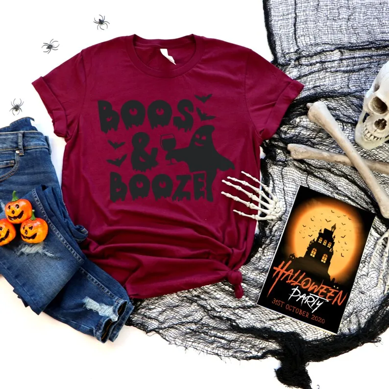 Boos & Booze Halloween Shirt