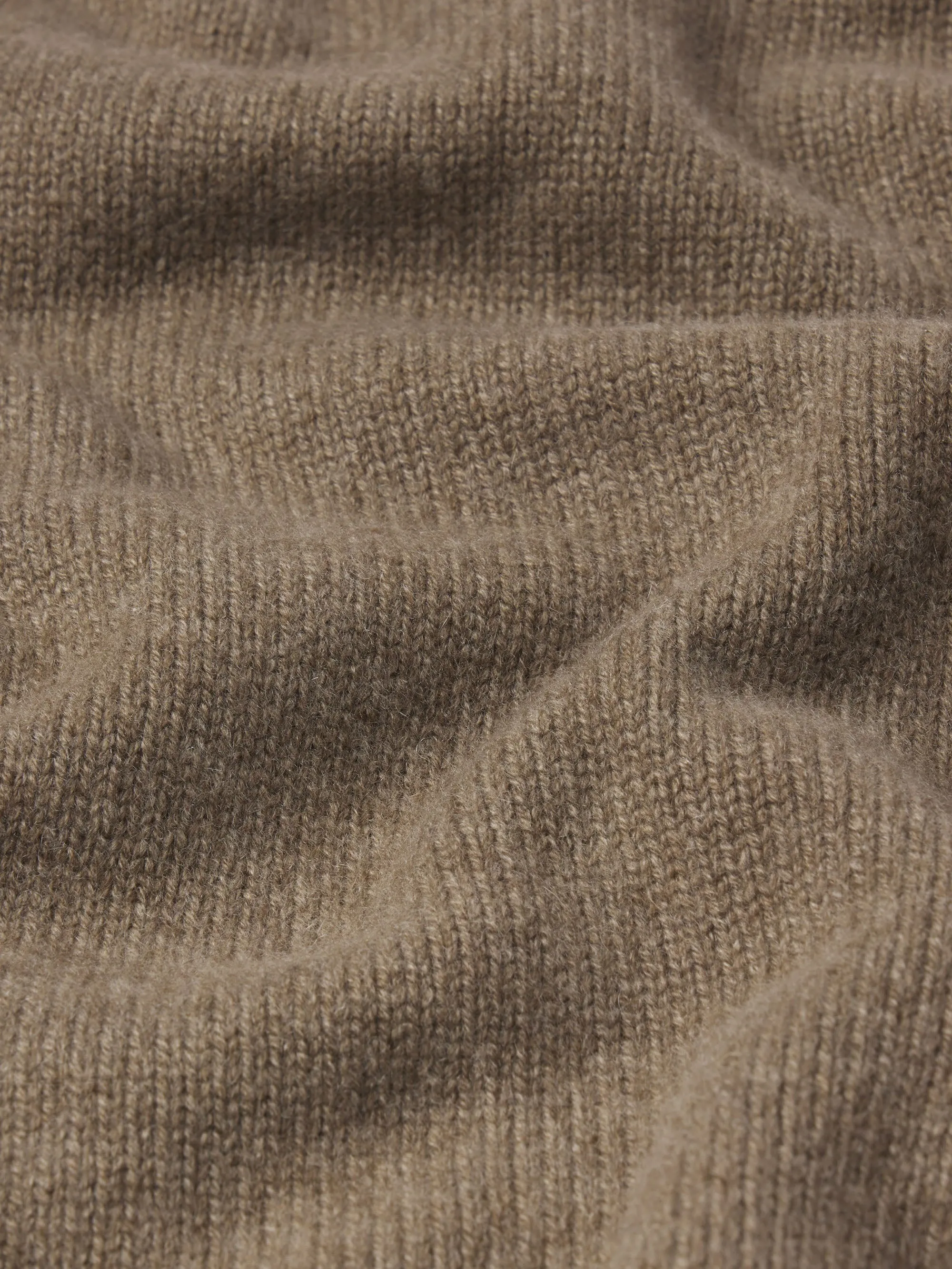 Cashmere Crewneck Sweater -- Soft Mocha