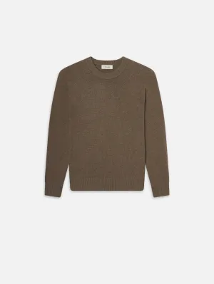 Cashmere Crewneck Sweater -- Soft Mocha