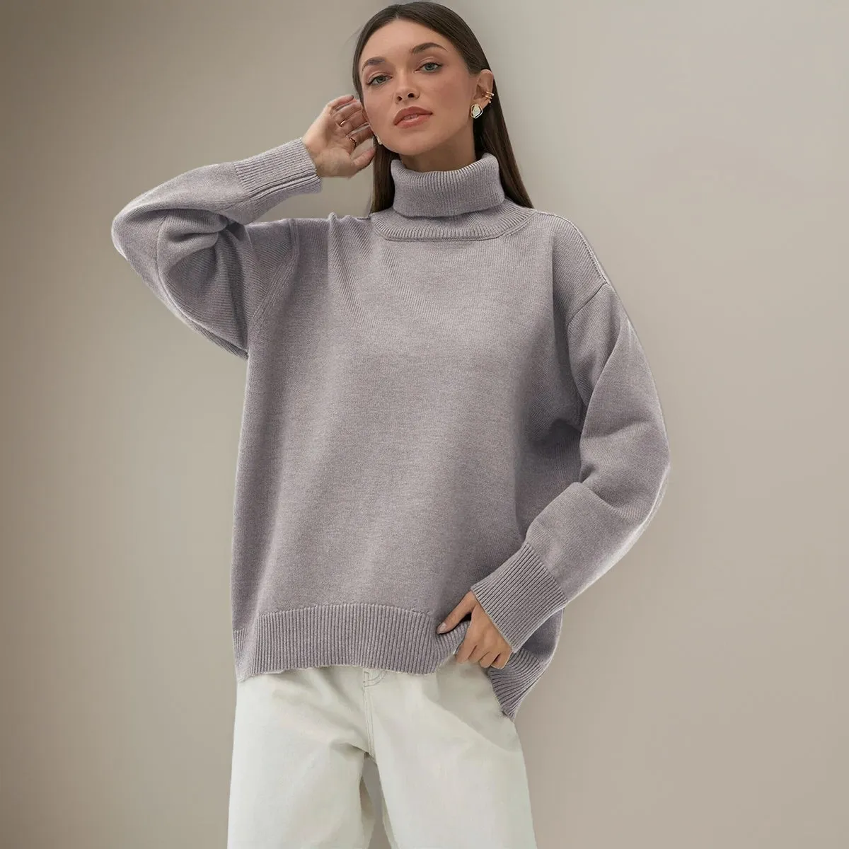 Danissa Knit turtleneck sweater