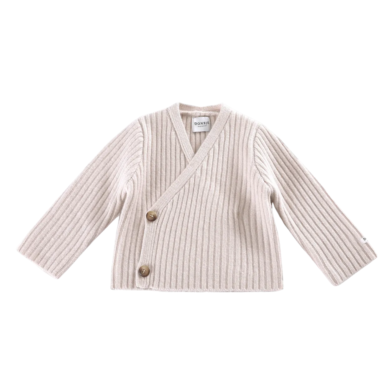 Elo Merino Wool Cardigan | Soft Blush