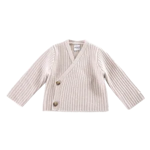 Elo Merino Wool Cardigan | Soft Blush