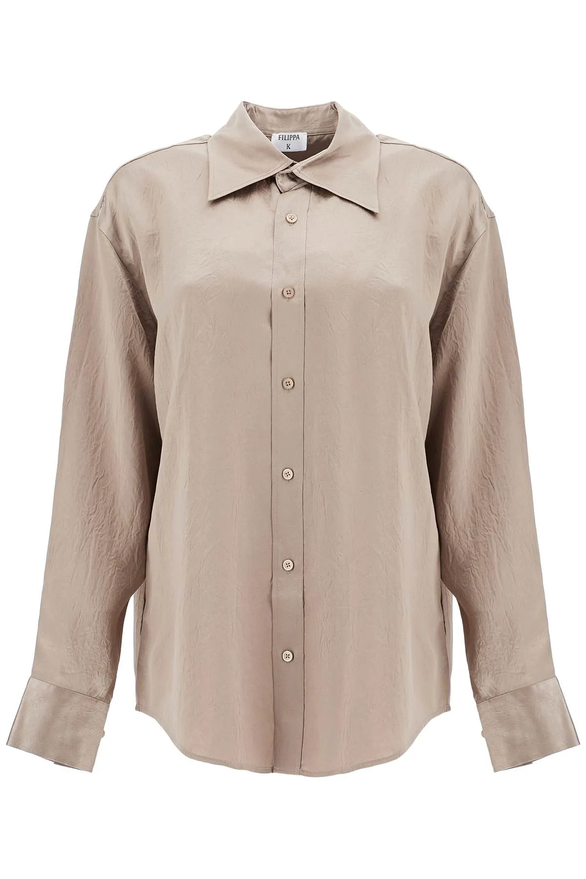 Filippa K Satin Ruffled Shirt