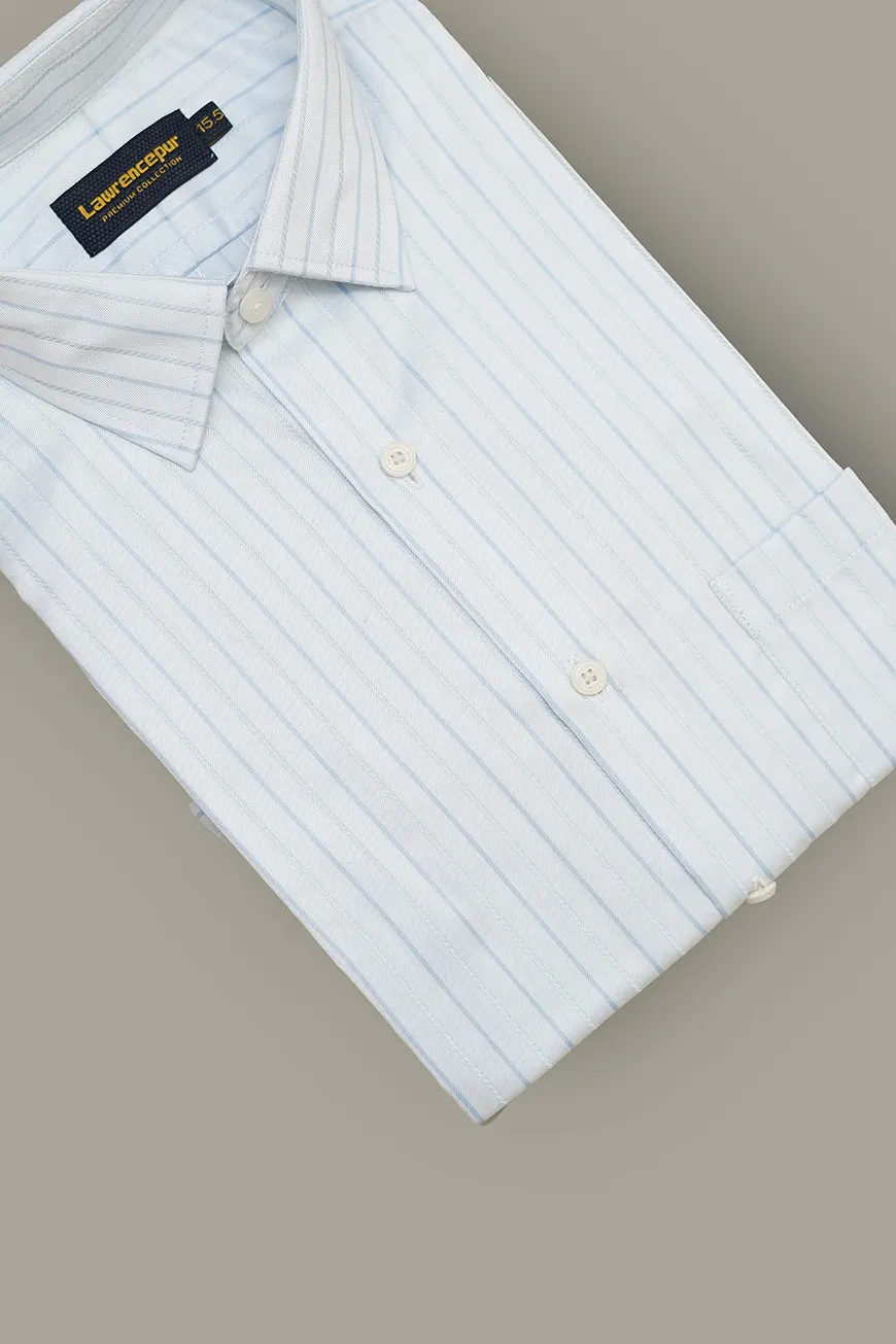 Formal Shirt - Supernova Moonlight Blue Stripes