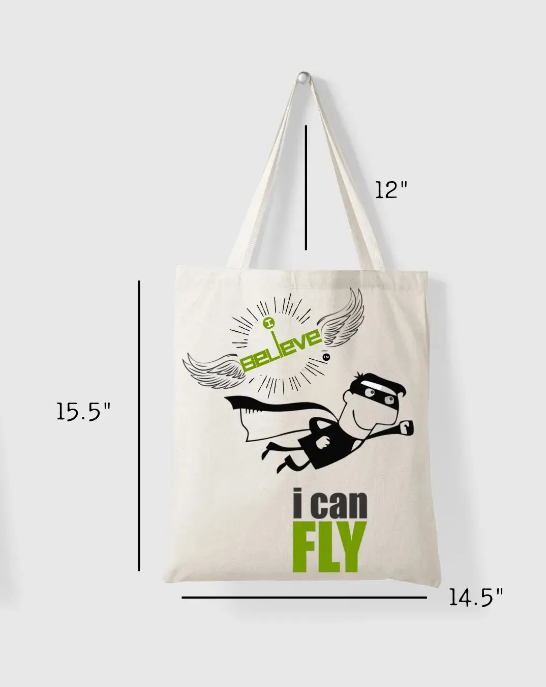 I Believe I Can Fly Daily Thaila -  Canvas Reusable Bags