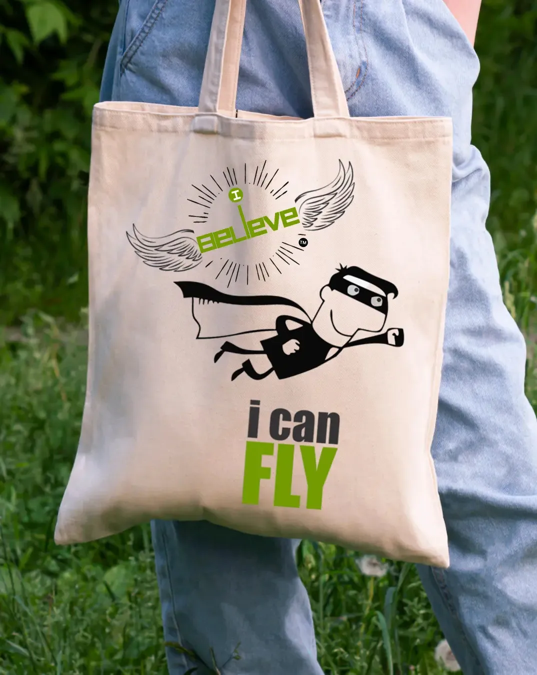 I Believe I Can Fly Daily Thaila -  Canvas Reusable Bags