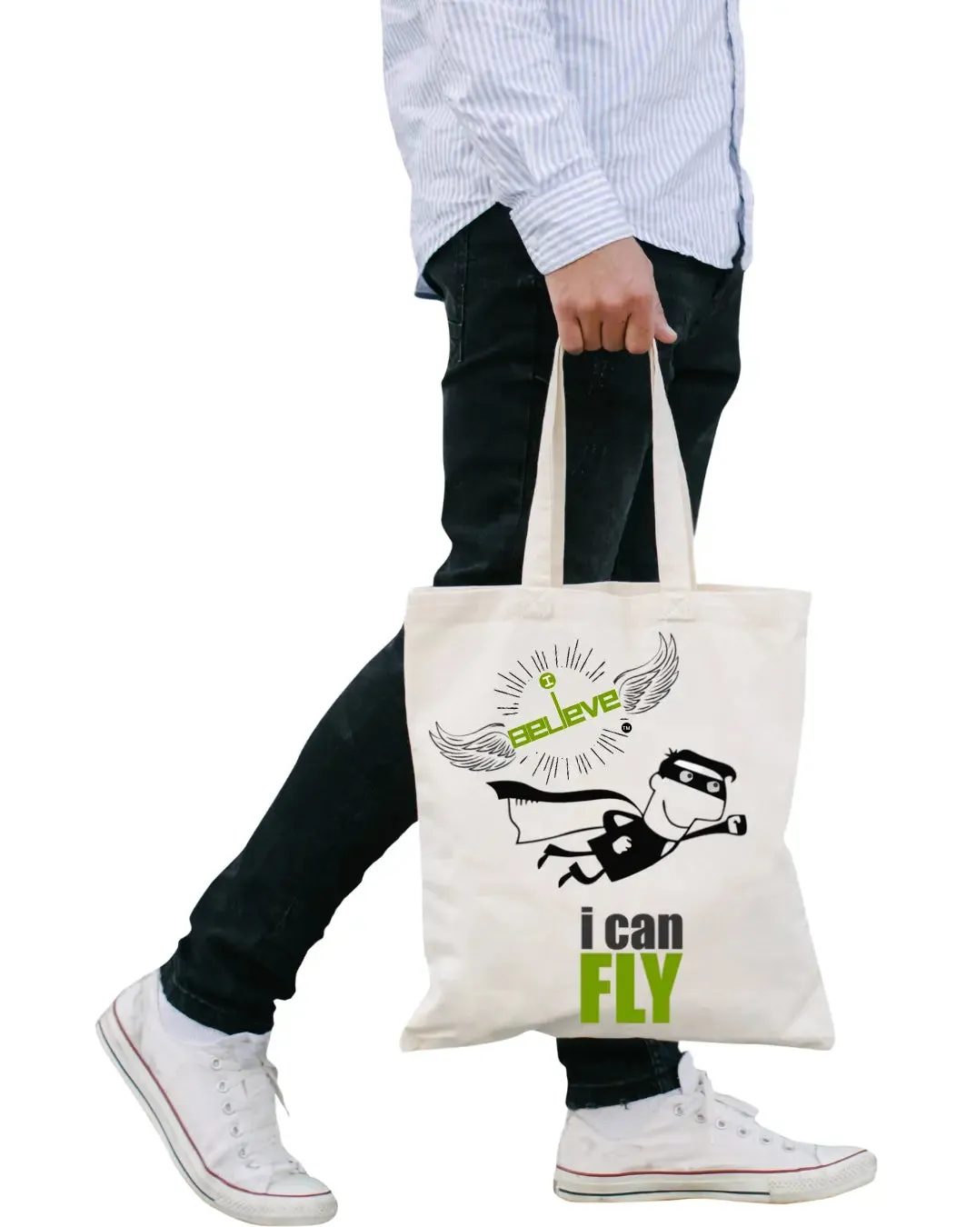 I Believe I Can Fly Daily Thaila -  Canvas Reusable Bags