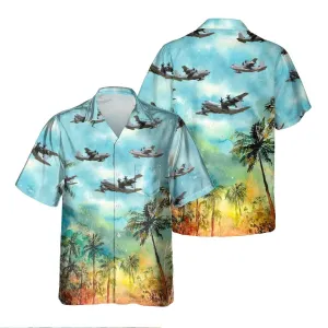 KC-130J Hercules KC130J USMC Hawaiian Shirt, Hawaiian Shirt for Men Dad Veteran, Patriot Day, Aircraft Shirts