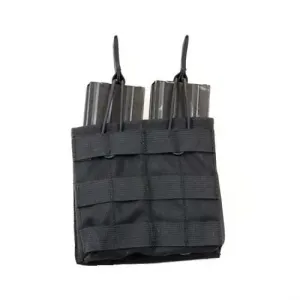 MCS Molle Double M4 \ M16 Magazine Pouch - Black