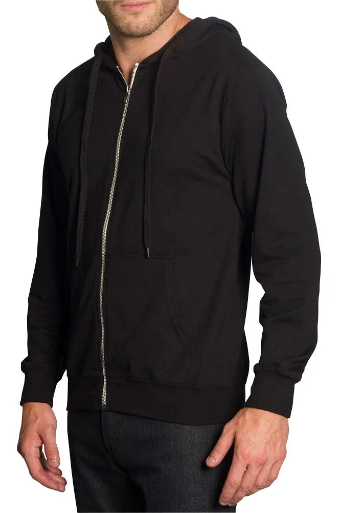 Men's French Terry Zip Down Hoodie