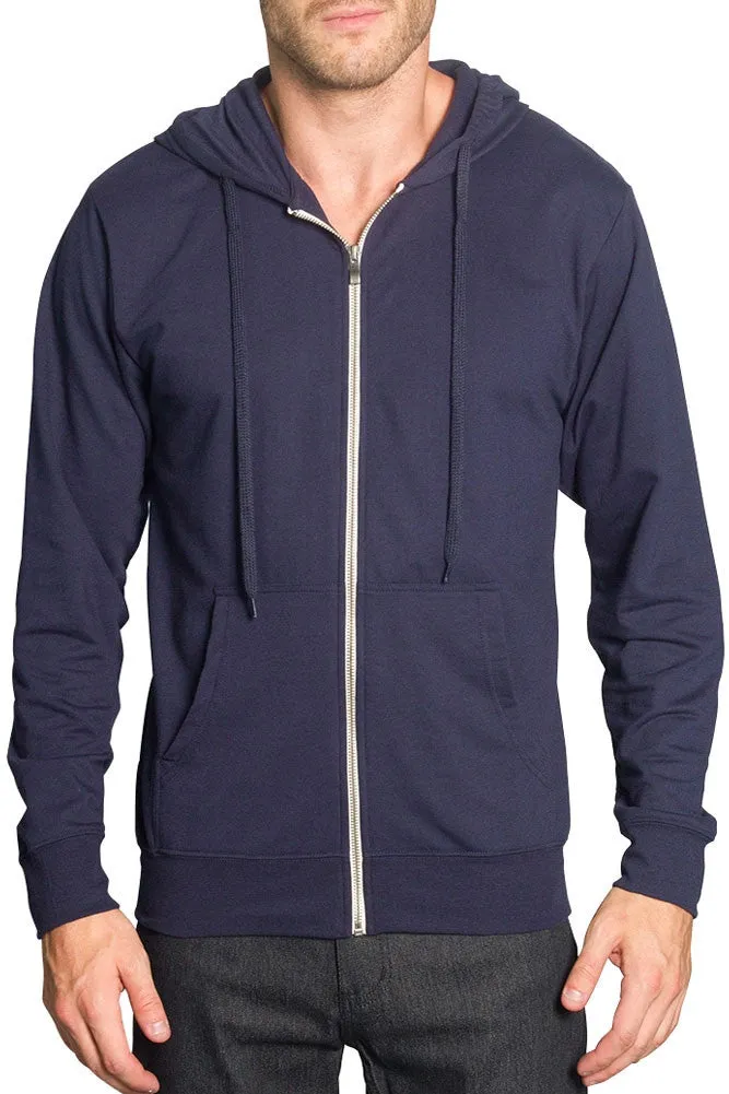 Men's French Terry Zip Down Hoodie