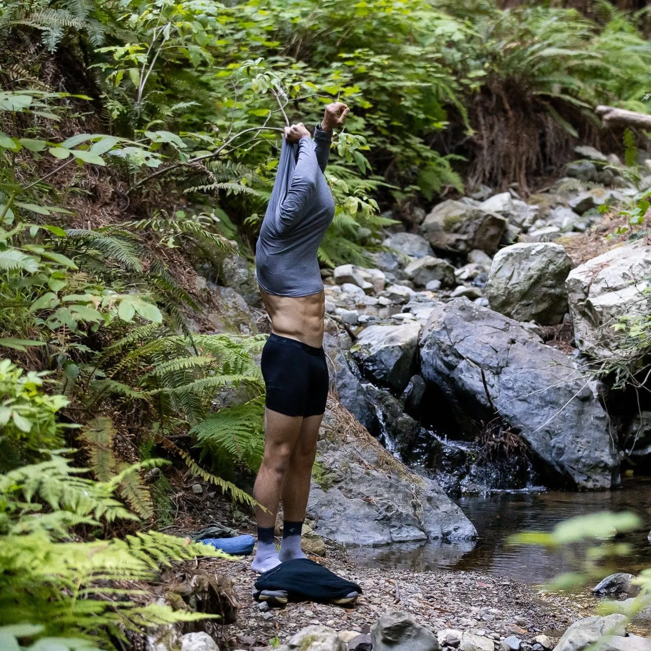 Men's Ridge Merino Wool Boxer Briefs