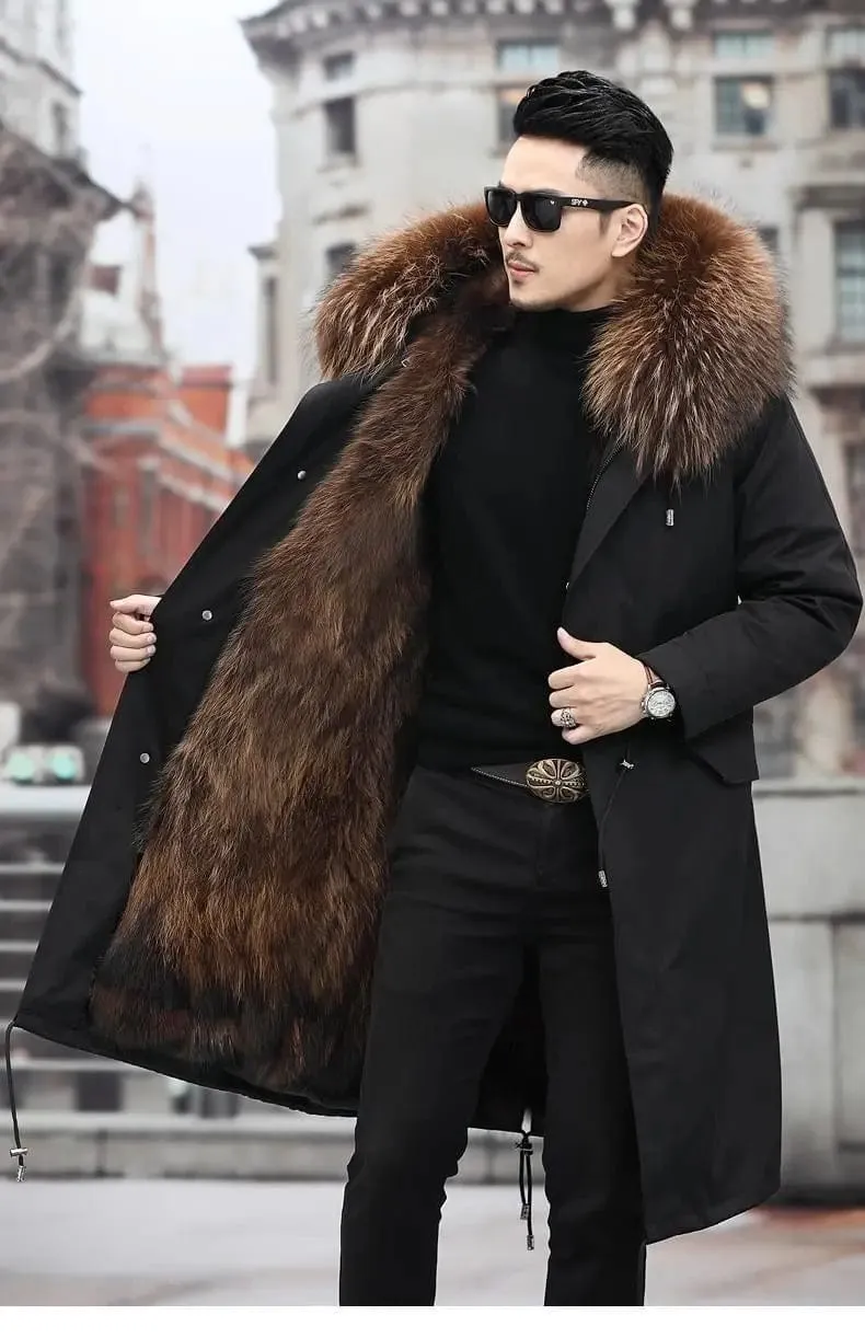 New imitation fox fur grass oversized plush men's coat,  autumn and winter  Jacket