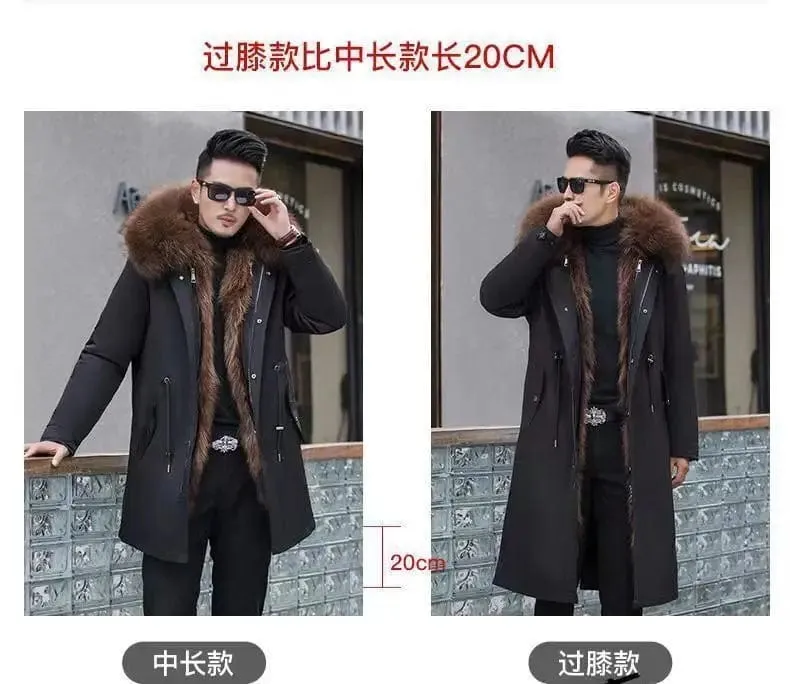 New imitation fox fur grass oversized plush men's coat,  autumn and winter  Jacket