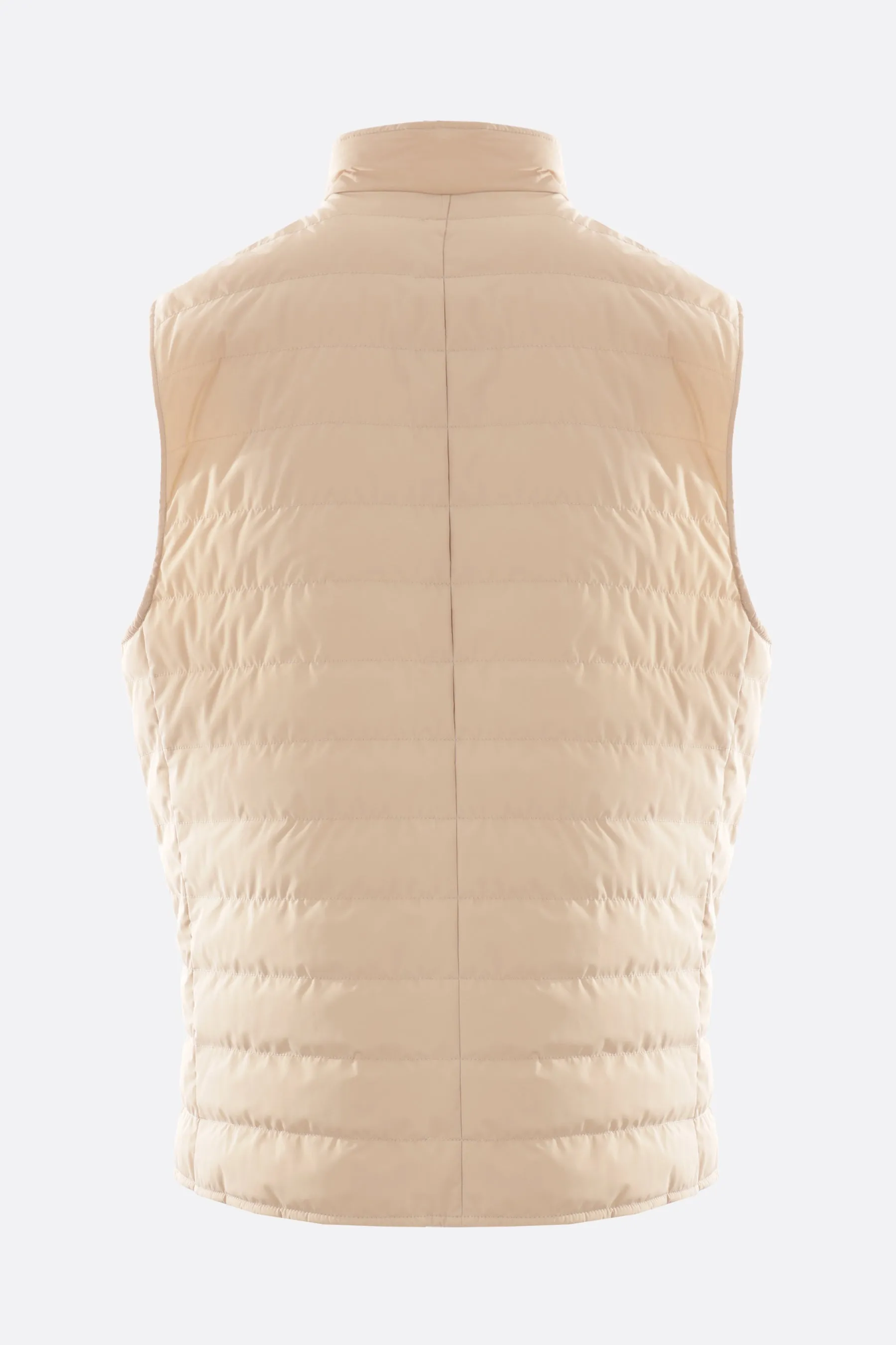 Quilted Stretch Nylon Down Vest