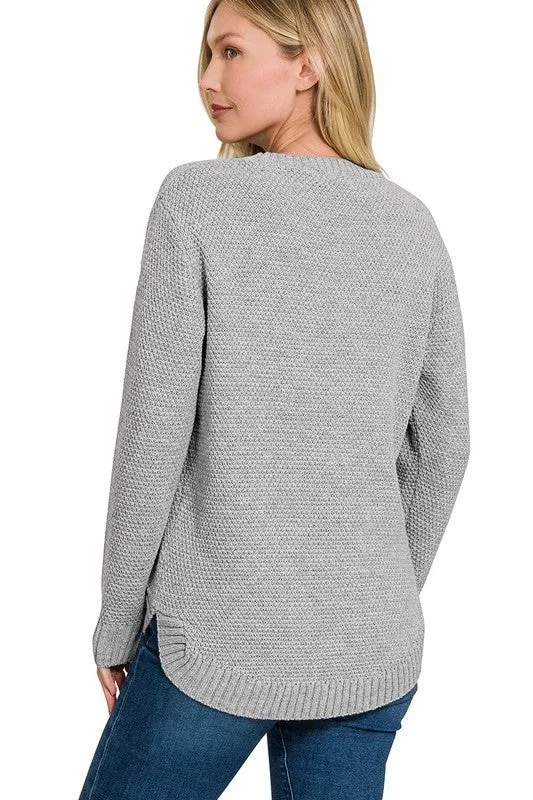 Round Neck Basic Sweater