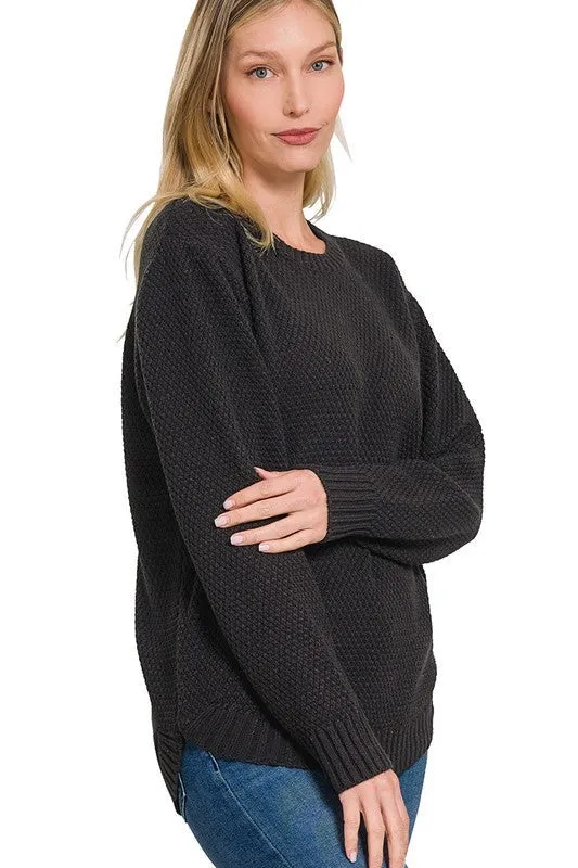 Round Neck Basic Sweater