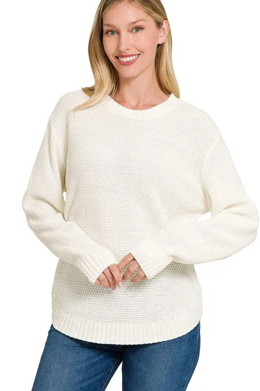 Round Neck Basic Sweater