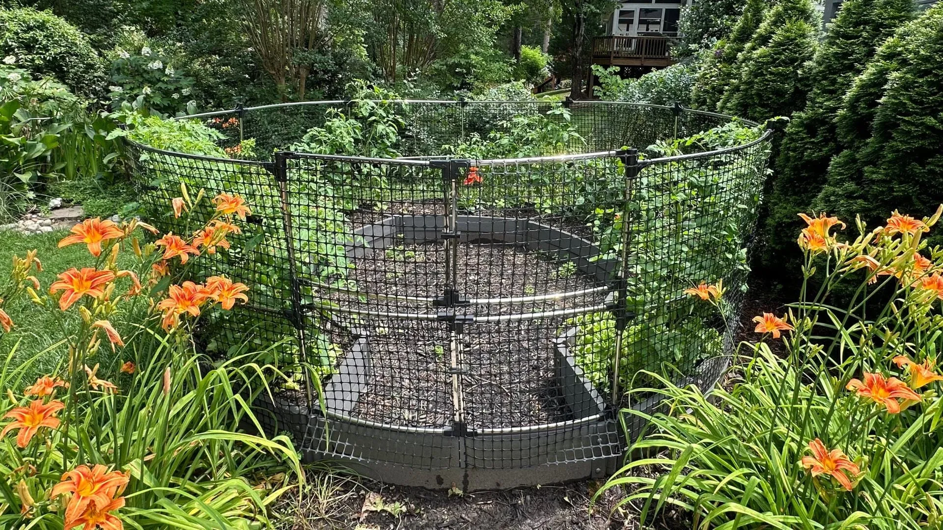 'Roundabout' 10' x 10'  Raised Garden Bed