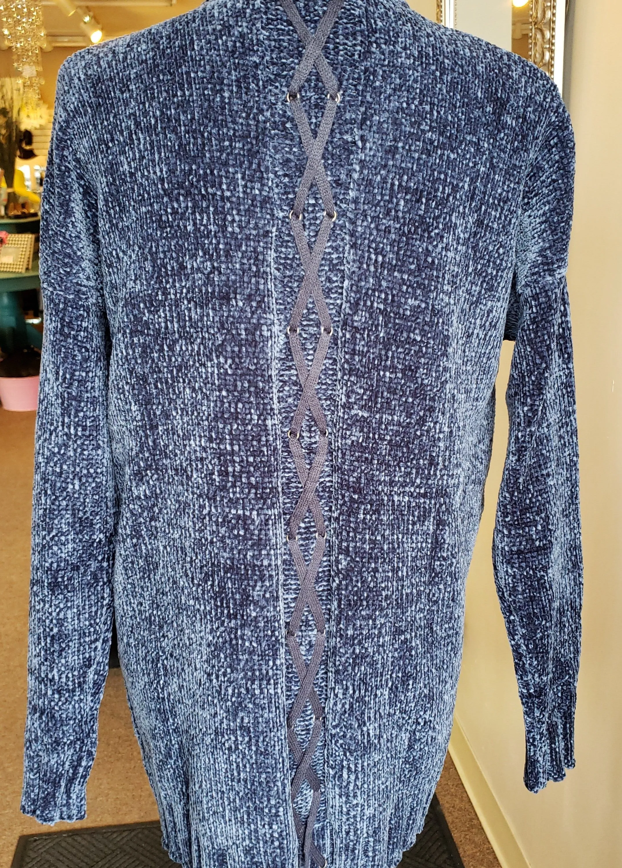 Simply Noelle Velour Me Cardigan