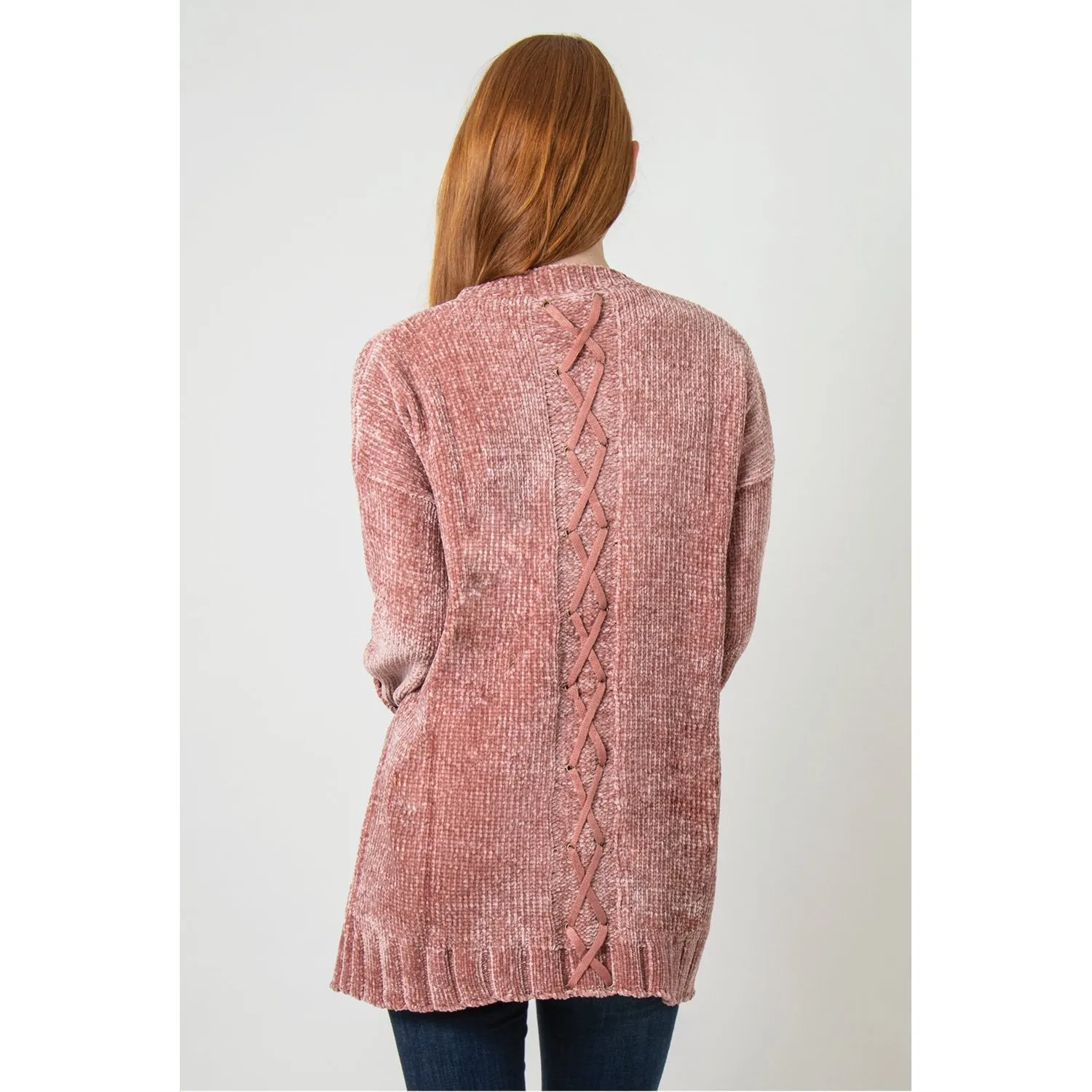 Simply Noelle Velour Me Cardigan