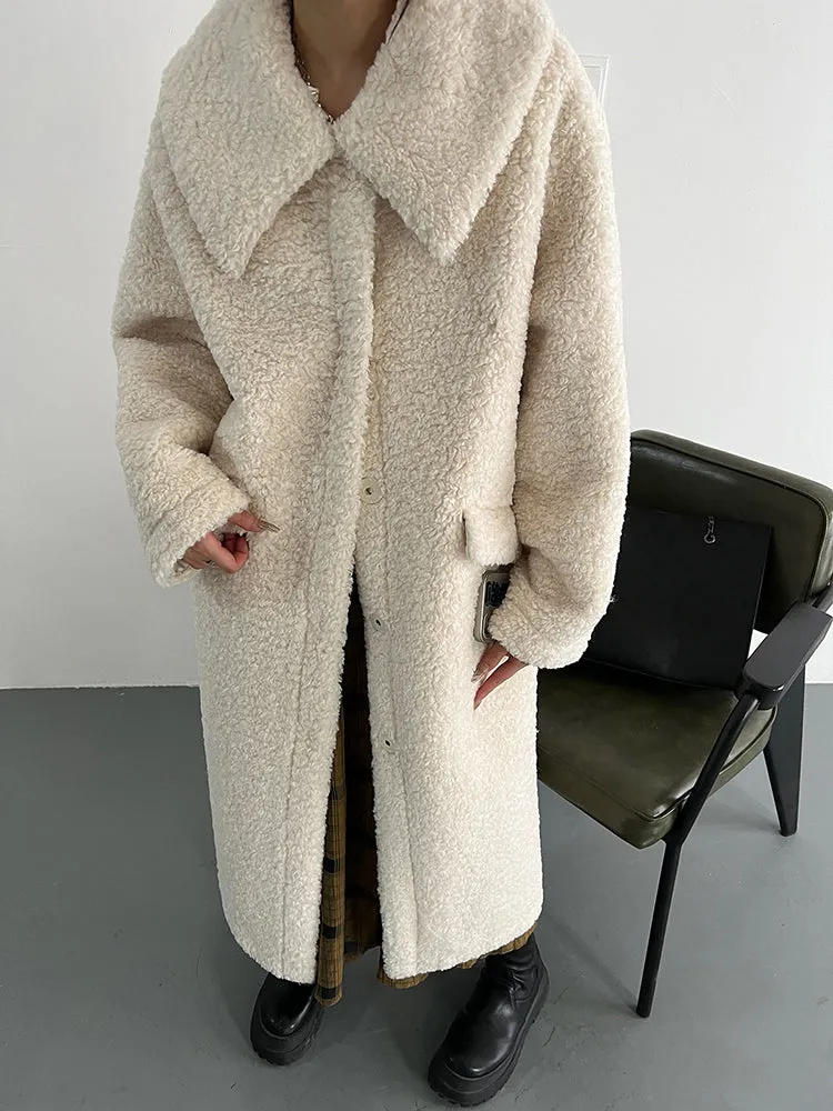 Teeka Fuzz Coat - Cream